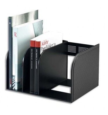 DURABLE Porte-catalogues Stand OPTIMO en polystyrène antichoc - Dos 30 cm - 25 x 18 cm. Coloris anthracite