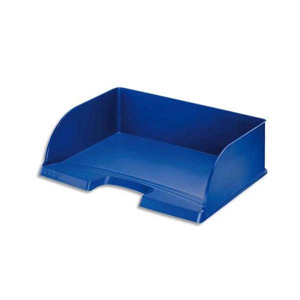 LEITZ Corbeille à courrier à l'Italienne Jumbo Plus Bleu 36,3 x 10,3 x 27,3 cm