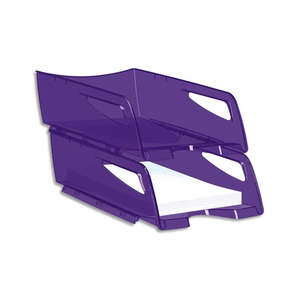 CEP PRO BY CEP Maxi corbeille à courrier Happy 220T - 25 x 10,1 x 34 cm - coloris ultra violet