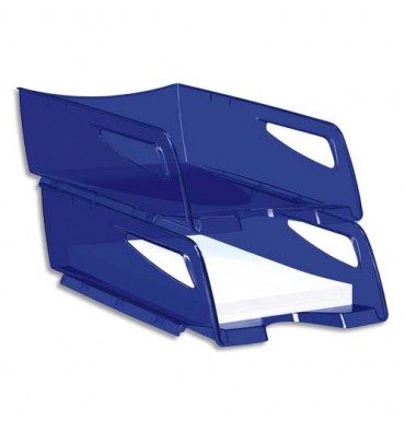 CEP PRO BY CEP Maxi corbeille à courrier Happy 220T - 25 x 10,1 x 34 cm - coloris bleu électrique