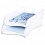 CEP Corbeille à courrier Ellypse 300, 25,7 x 8,2 x 38 cm, coloris blanc arctique