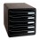 EXACOMPTA Module de classement Big Box Plus 5 tiroirs noir 