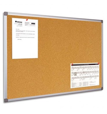 BI-OFFICE Tableau d’affichage liège cadre PVC 60 x 90 cm