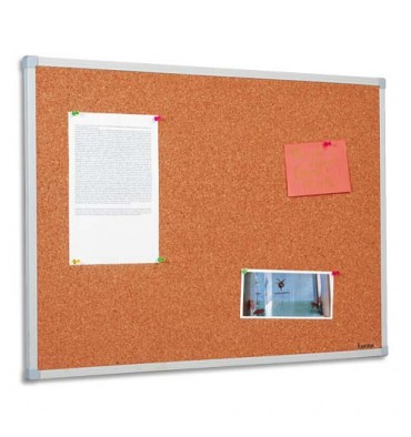 BI-OFFICE Tableau d’affichage liège cadre PVC 90 x 120 cm