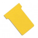VALREX Etui de 100 fiches T NOBO en carton 170 g/m2 indice 2 jaune
