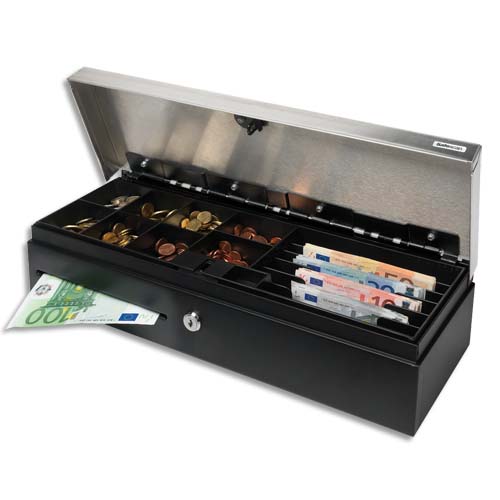 Tiroir-caisse HD-5030 Safescan, 8 compartiments pour pièces de monnaie, 8  compartiments pour billets, Fente d'introduction à l'avant acheter à prix  avantageux