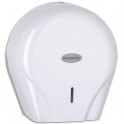 ROSSIGNOL Distributeur Oleane pour papier toilette 400 m avec clef blanc pour maxi et mini jumbo