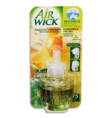 Air Wick - Diffuseur Électrique Complet Vanille et Thé Vert durée