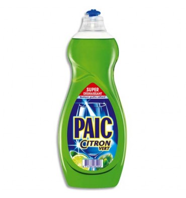 PAIC CITRON Flacon de 750 ml de liquide vaisselle main parfumé citron vert