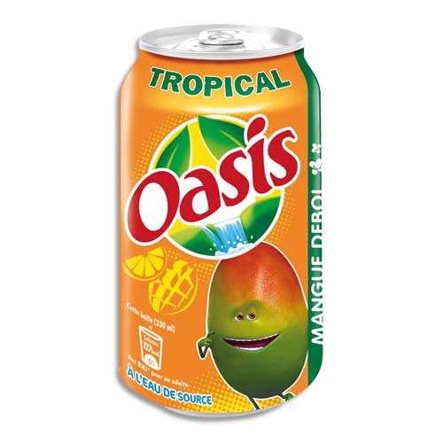 Boisson aux fruits Tropical OASIS : le pack de 12 canettes de 15cl à Prix  Carrefour