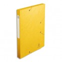 EXACOMPTA Boîte de classement dos 2,5 cm, en carte lustrée 5/10e coloris jaune