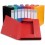 EXACOMPTA Boîte de classement dos 4 cm, en carte lustrée 5/10e coloris assortis