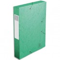 EXACOMPTA Boîte de classement dos 6 cm, en carte lustrée 7/10e coloris vert