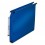 L'OBLIQUE AZ BY ELBA Paquet de 10 dossiers suspendus armoires en polypropylène opaque. Fond 30 mm. Bleu