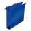 L'OBLIQUE AZ BY ELBA Pack 10 Dossiers suspendus TIROIR en polypropylène opaque. Fond 80 mm. Bleu