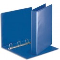 ESSELTE Classeur à couverture personnalisable sur 2 faces en polypropylène dos de 5 cm coloris bleu