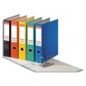 ESSELTE Classeur à levier papier couleur Rainbow dos de 8 cm couleurs assorties