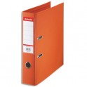 ESSELTE Classeur à levier à dos de 7,5 cm plastifié intérieur et extérieur orange