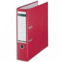 LEITZ Classeur à levier 180 degrés en carton rembordé de polypropylène dos 8 cm coloris rouge