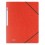 ELBA Chemise simple à élastique Topfile, en carte lustrée 5/10e, coloris rouge