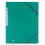 ELBA Chemise simple à élastique Topfile, en carte lustrée 5/10e, coloris vert