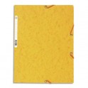 EXACOMPTA Chemise 3 rabats et élastique en carte lustrée 5/10e NATURE FUTURE®, coloris jaune