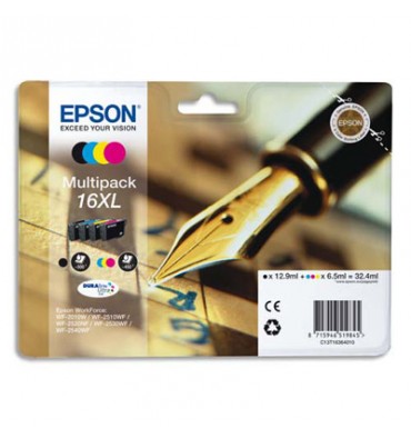 EPSON Multipack cartouches jet d'encre 4 couleurs T1636