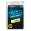 INTEGRAL Clé USB 2.0 NEON 16Go Jaune INFD16GBNEONYL+ redevance
