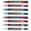 UNIBALL Pochette 8 marqueurs peinture à l'eau, couleurs assorties, pointe fine UNI POSCA PC3M