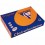 CLAIREFONTAINE Ramette de 500 feuilles papier couleur TROPHEE 80g A3 orange vif