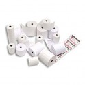 EXACOMPTA Bobines caisses enregistreuses papier thermiques sans bisphénol A 55g - 80 x 80 x 12 mm, 78 m