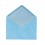 GPV Boîte de 500 enveloppes coloris bleu gommées 72g format 114 x 162 mm C6
