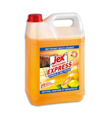 JEX Professionnel Bidon de 5 litres désinfectant triple action multi-surfaces Soleil de Corse
