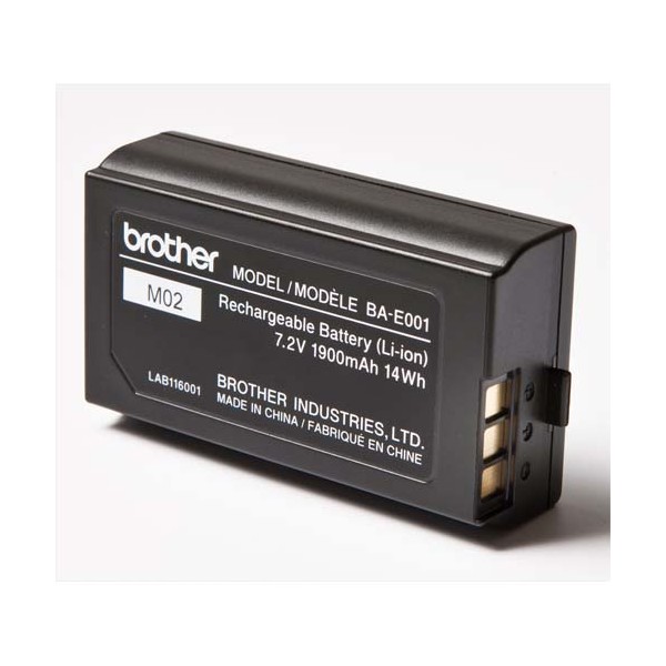 BROTHER Batterie rechargeable Li-On pour P-Touch 18 et 24 mm BAE001