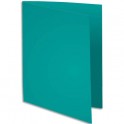 EXACOMPTA Paquet de 100 chemises Super 250 en carte 210 g, coloris vert jade