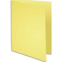 EXACOMPTA Paquet de 100 chemises Super 250 en carte 210 g, coloris jaune