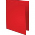 EXACOMPTA Paquet de 100 chemises Super 250 en carte 210 g, coloris rouge