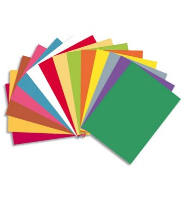EXACOMPTA Paquet de 100 chemises Rock's en carte 210 g, coloris assortis