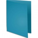 EXACOMPTA Paquet de 100 chemises Rock's en carte 210 g, coloris bleu