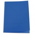 5 ETOILES Paquet de 100 chemises carte recyclée 180g coloris bleu foncé