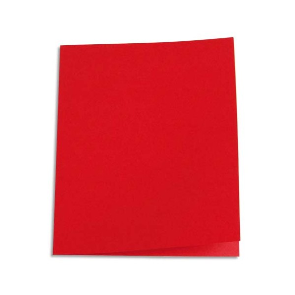 5 ETOILES Paquet de 250 sous-chemises papier recyclé 60g coloris rouge