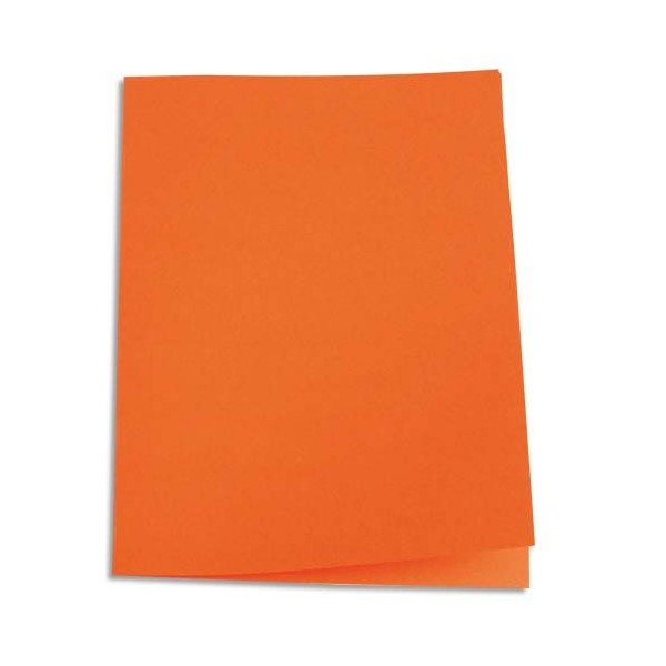 5 ETOILES Paquet de 250 sous-chemises papier recyclé 60g, coloris orange