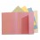 EXACOMPTA Paquet de 50 chemises 1 rabat SUPER 250 en carte 210g, coloris assortis pastel