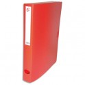 5 ETOILES Boîte de classement dos de 4 cm, en polypropylène 7/10e, coloris rouge