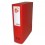 5 ETOILES Boîte de classement dos de 8 cm, en polypropylène 7/10e, coloris rouge