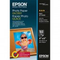 EPSON Pack de 50 feuilles papier photo jet d'encre glossy 10 x 15 cm 200g