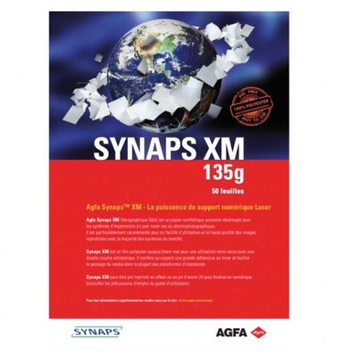 PAPYRUS Paquet de 50 feuilles SYNAPS XM 135g A4