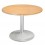 SODEMATUB Table ronde diamètre 100 cm, épaisseur 2,5 cm - Pied Tulip diamètre 80 cm, hauteur 74 cm hêtre aluminium