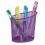 ALBA Pot à crayons en métal Mesh coloris violet
