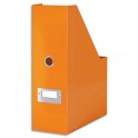 LEITZ Porte-revues Clic & Store, 33 x 25,3 cm, dos 10 cm coloris Orange WOW